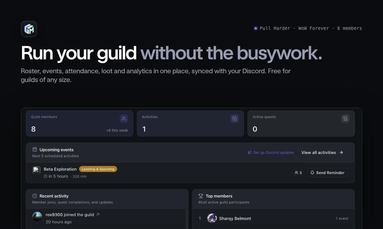 Guild Manager