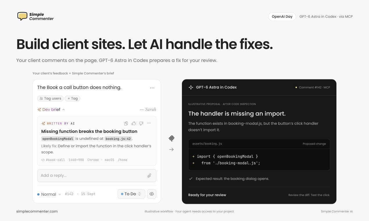 Simple Commenter AI
